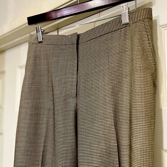 MAXMARA LIKE NEW DELAINE VIRGIN WOOL BROWN LIGHTWEIGHT TROUSER SIZE 8 - Picture 3 of 14